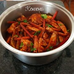 A picture of Crab Curry.