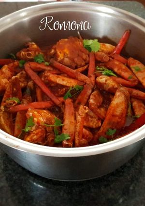 A picture of Crab Curry.