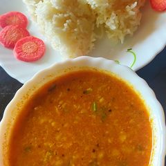 A picture of Chawli Dal amati.