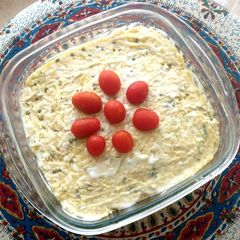 A picture of Salad Olvieh(Olivier salad).