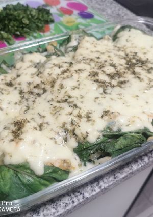 Una foto de Acelgas rellenas y gratinadas