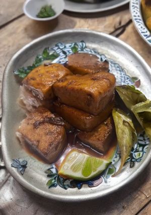 Foto resep Tahu bacem ala ala simple tanpa air kelapa