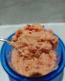 Hummus de porotos blancos y morrón