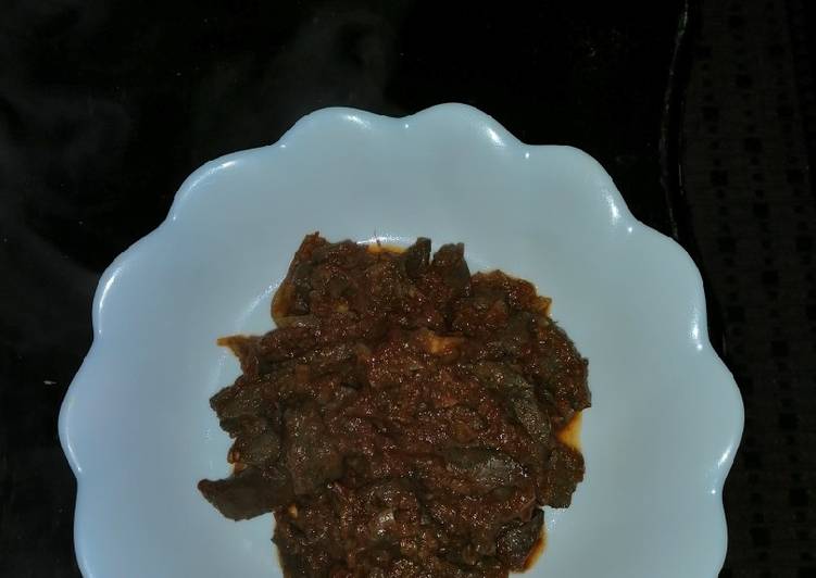 Simple Way to Make Perfect Wet Fry Mbuzi Liver