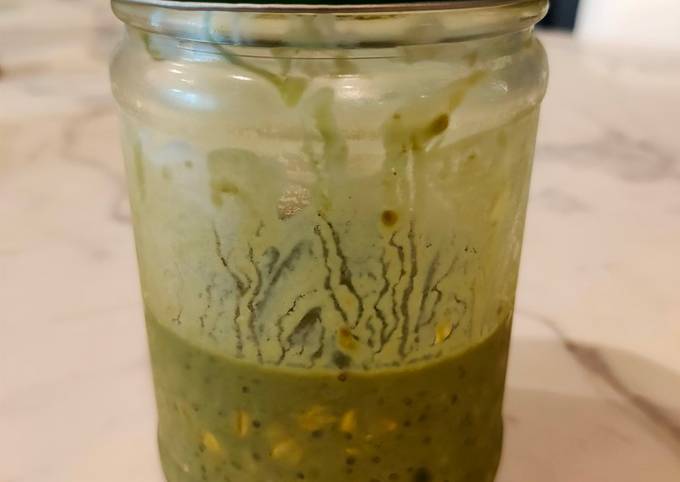 Matcha Overnight Rolled Oats