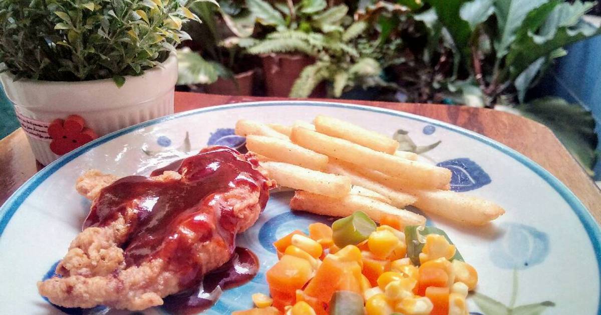 Resep Chicken Steak-Bbq Sauce oleh Megandari Nirmansah 