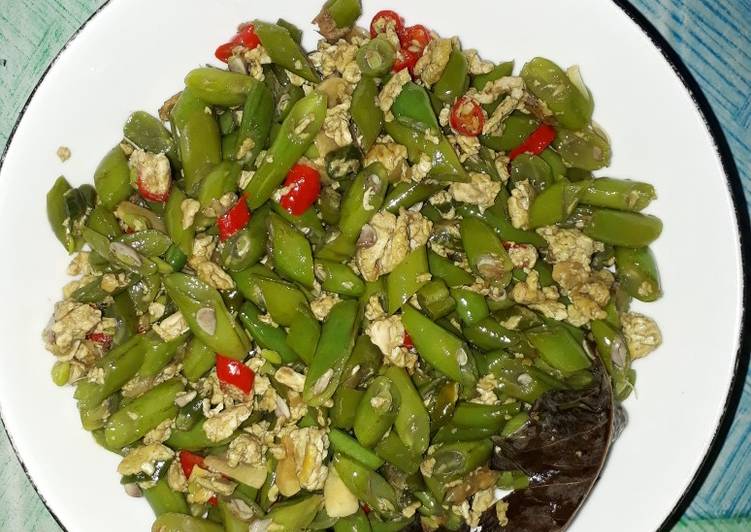 Tumis buncis telor ala Mbak Gal's
