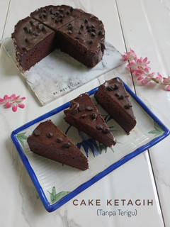 Foto resep Cake Ketagih (Tanpa Terigu dengan Ganache Coklat)