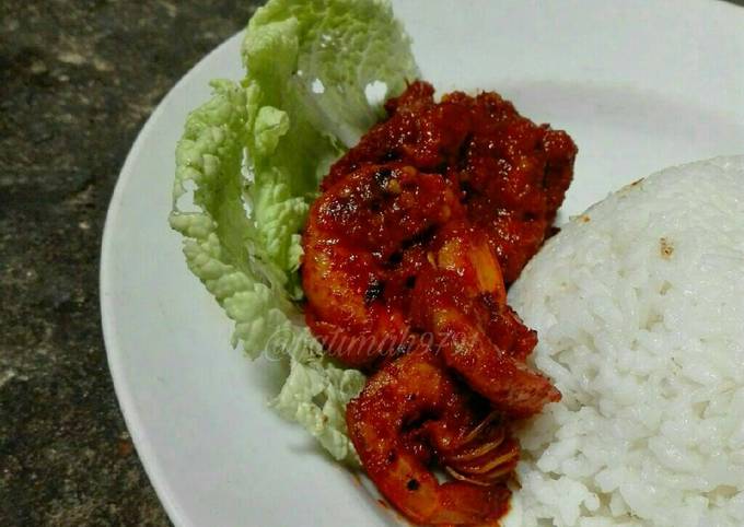 Udang bakar pedas manis 🍤🔥