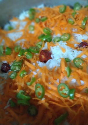 A picture of White Pulao.