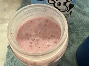 Gambar jus pisang blueberry
