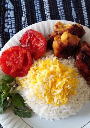 عکسی از دستور جوجه کباب تابه ای😋