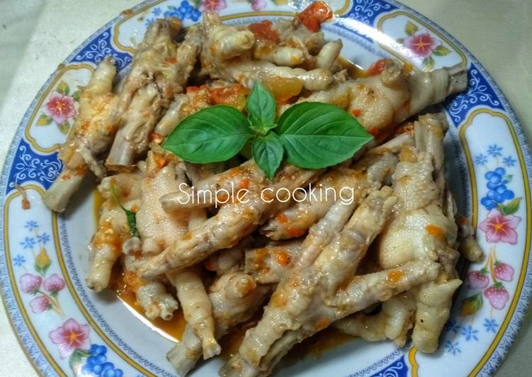 Bagaimana Membuat Ceker sambel terasi Anti Gagal