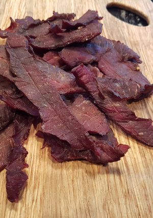 A picture of Beef Jerky.