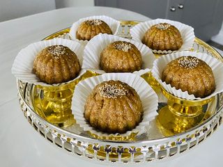 Air fried ladoo