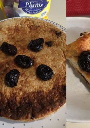 Una foto de Pudín de pan de ciruelas