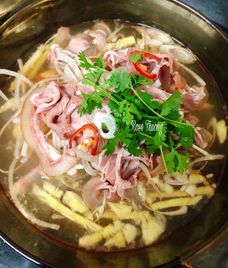 thịt bê thui nhúng dấm