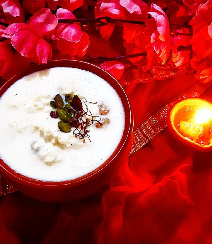A picture of Paneer kheer.