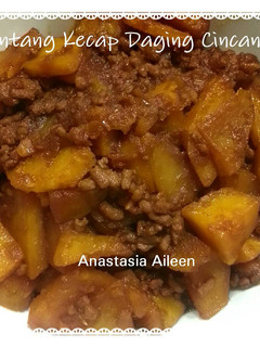 Foto resep Kentang Kecap Daging Cincang