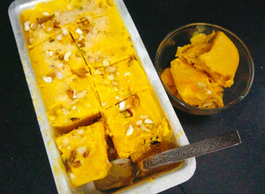 A picture of Kesar Mango Ice-cream Creamy Mango 🥭 ice cream 🍦.