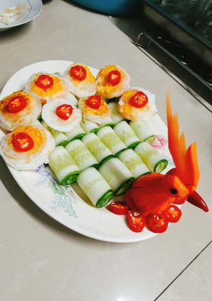 Hình của món Salad dưa chuột.