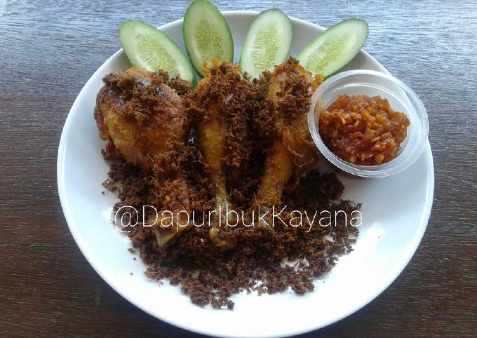 168 Paha Ayam Goreng Bumbu Lengkuas