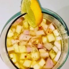 A picture of Sattu drinks | Sattu Namkeen Sharbat.