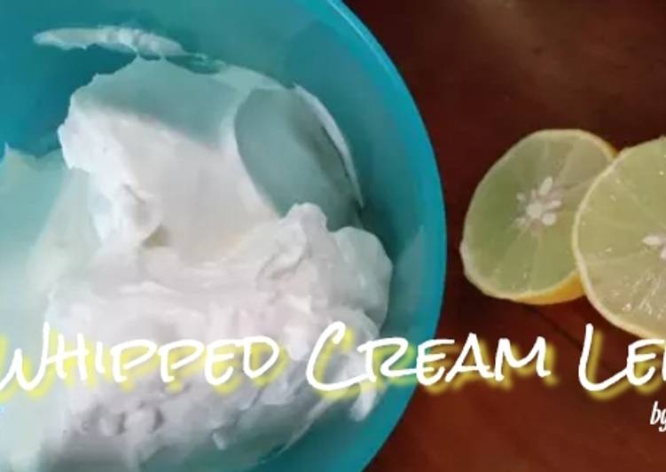 makanan Whipped Cream Lemon yang Enak