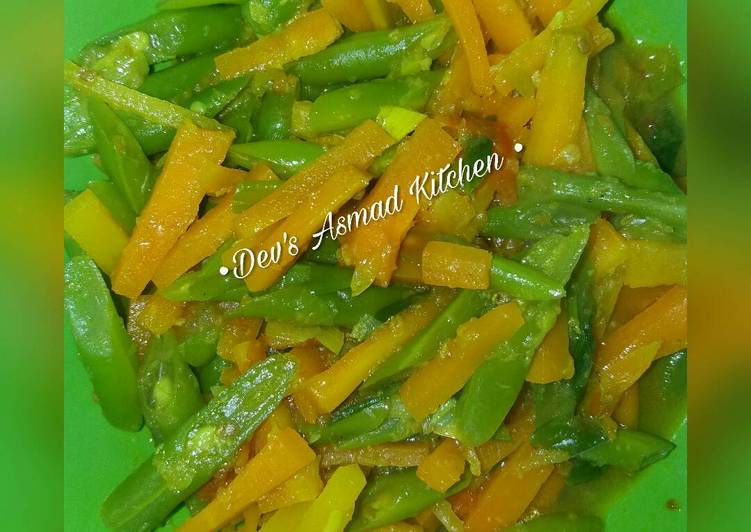 Tumis Buncis Wortel Bumbu kuning