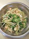 Tumis Taoge Okra Udang