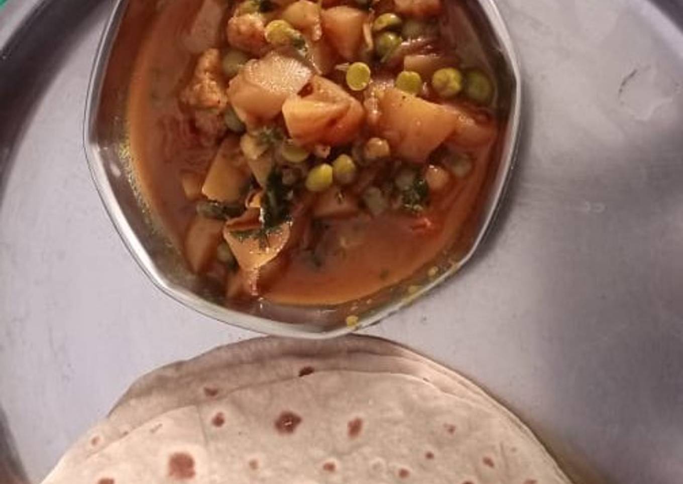 Aloo matar ka sabji