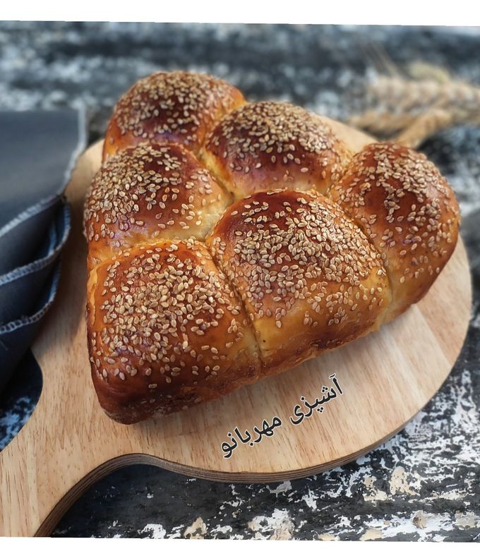 عکسی از دستور نان شیرمال با تکنیک تنگ ژانگ