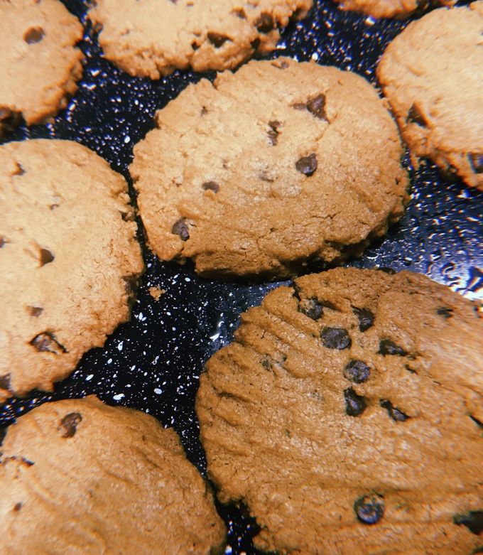Una foto de Cookies de mantequilla de maní veganas 🤤
