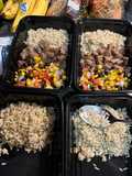 Steak, rice & veggie bowl