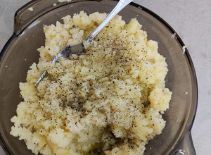 Una foto de Patatas cocidas con sal y aceite
