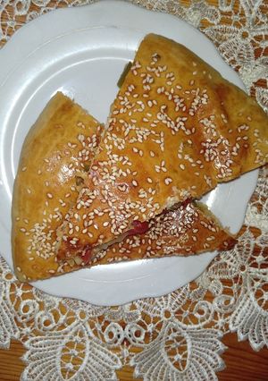 صورة لوصفة فطيرة محشية