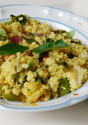 A picture of Idli uppuma.