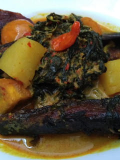 Foto resep Gulai ikan salai daun singkong