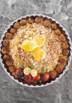 عکسی از دستور سماق پلو