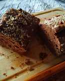Budín de algarroba integral y sin azúcar
