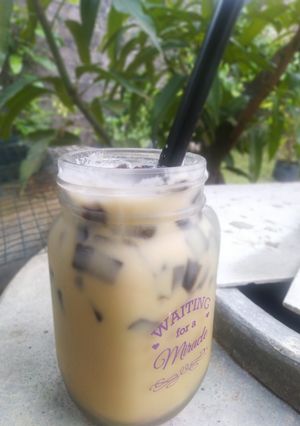 Foto resep Es cincau santan susu