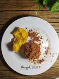 Donat labu kuning (machete pumpkin bomboloni 1x proofing)