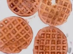Foto de Waffles de Aveia e Iogurte