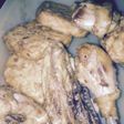 Pecel ayam dan tempe