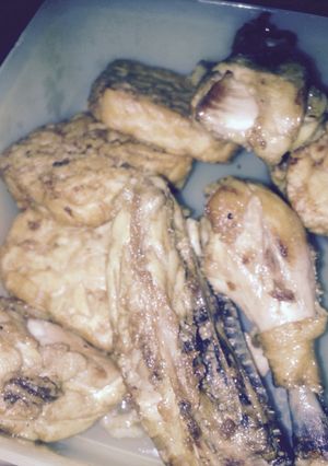 Foto resep Pecel ayam dan tempe