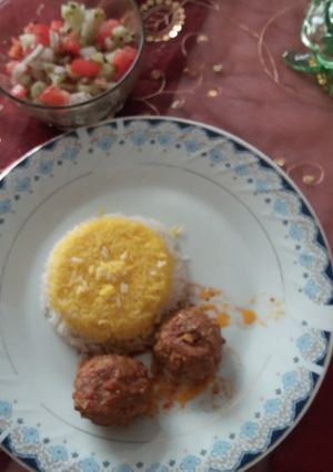 عکسی از دستور کوفته نخودچی