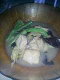 Lodeh terong udang kering
