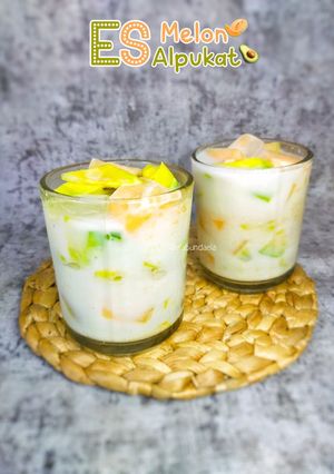 Foto resep Es Melon Alpukat