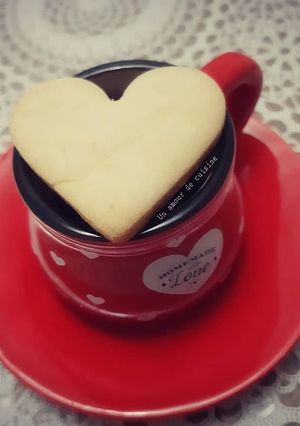 Une photo de Sablés coeur ❤