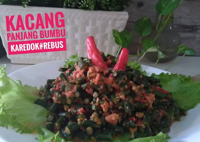 Wajib coba! Resep bikin 217. Kacang Panjang Bumbu Karedok (rebus) yang istimewa